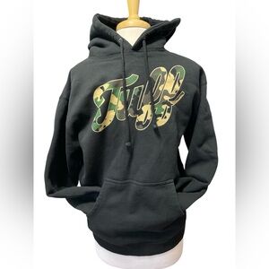 Men's Tuff Camo Letter Hoodie Size Medium